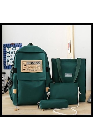 Erkek Ve Kız Büyük Kapasiteli Sırt Çantaları 4 Parça Set 1eehcd Diğer