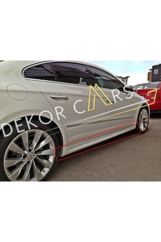 Dekorcars Vw Cc R Line Marşpiyel Sağ Sol Takım Fiberglass Boyasız