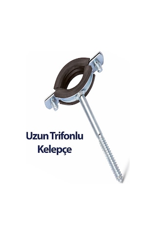 1 1/2 İnç Trifonlu Kelepçe Uzun 5 Li Paket