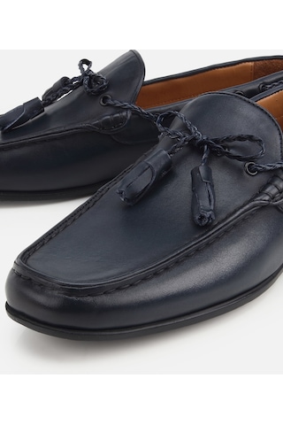 Hotiç Erkek Deri Lacivert Püskül Dikiş Detaylı Klasik Loafer 02ayh324900a680 02ayh324900a680