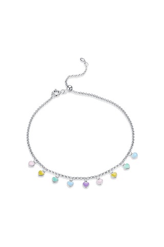 Sones Sct020 Gökkuşağı Aşk Gümüş Bileklik Gümüş Bileklik Çok Renkli