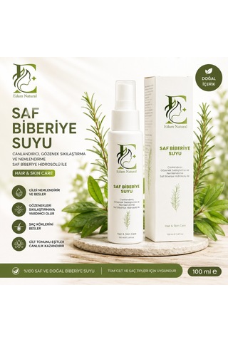 Edam Natural Saf Biberiye Hidrosülü 100 ML