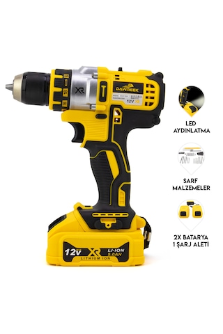 Dawreek 10 MM Çelik Mandren Vidalama DW3P