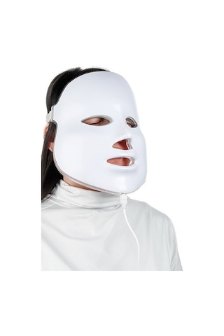 7 Renkler Led Yüz Maskesi Yüz Maskesi Cilt Bakımı Güzellik Maskesi Foton Terapi Işık Cilt Gençleştirme Yüz Pdt Enstrüman Led Maskesi Lnvjn2 Beyaz