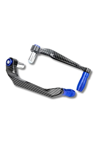 Universal Manet Koruma Seti - Aluminyum Karbon Desen Mavi