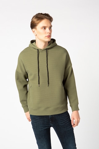 Vigoss Erkek Kapşonlu Sweatshırt 62170-00377 - Haki