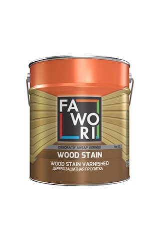Fawori Wood Stain Vernikli Ahşap Koruyucu 2,5 Lt (486540323)