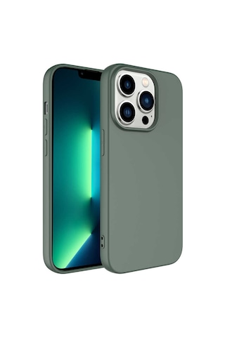Apple Uyumlu iPhone 14 Pro Zore Mara Lansman Kılıf-koyu Yeşil Koyu Yeşil