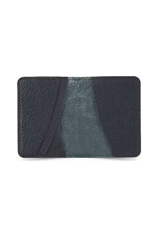 Guard Leather Guard Minimal Siyah Mat Deri Kartlık Çok Renkli
