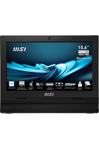 MSI PRO AP162T ADL-017XEU N100 4 GB 256 GB SSD 15.6" Free Dos AIO Masaüstü Bilgisayar