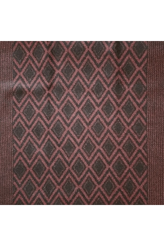 Hedea Bordo Rhombus Desen Kaşkol Bordo