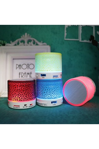 Suofeng A9 Mini Işıklı Bluetooth Hoparlör - Usb Şarjlı, Usb Flash Ve Kart Okuyucu Desteğiyle Canlı Ses Deneyimi