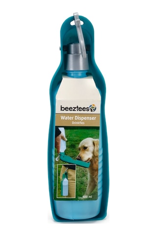Beeztees Köpek Seyahat Su Şişesi, Mavi, 27x8x7,5cm, 500ml