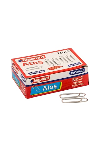 Bigpoint Nikel Ataş No:2 25mm X 10 Adet