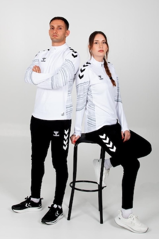 Hummel Line Antrenman Eşofman Üstü Beyaz