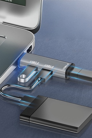Type-c Usb Çoğaltıcı Type-c Girişini 3 Usb Porta Çeviren Cihaz Aparat Portatif Usb Çoklayıcı