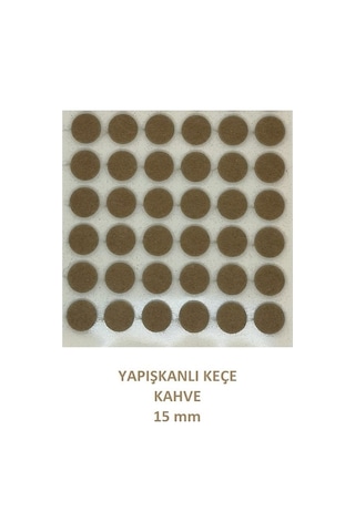 Zemin Koruyucu, Keçe Seti, Kahve, 8 Parça