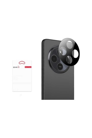 Kamera Lens Koruma Camı V2 Siyah