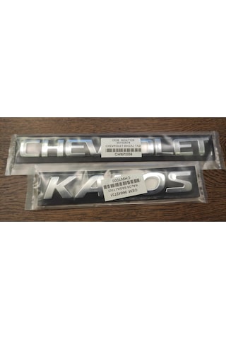 Chevrolet Kalos 2003-2008 Bagaj Yazısı 2 Li Takım Sedan, Hatchback Uyumlu Chevrolet Kalos 2003-2008 Bagaj Yazısı 2 Li Takım Sedan, Hatchback Uyumlu