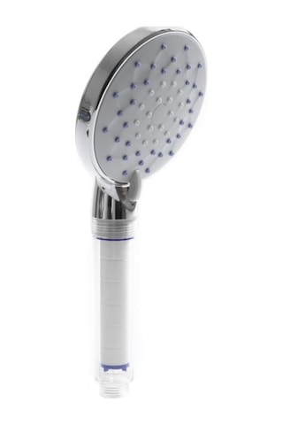 Kustar Kireç Önleyici Filtreli Nilüfer Banyo Duş Başlığı 5 Fonksiyonlu Krom