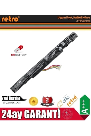 Acer Uyumlu Aspire E5-573. E5-573G. E5-573T. E5-573Tg Bataryası - Pili R