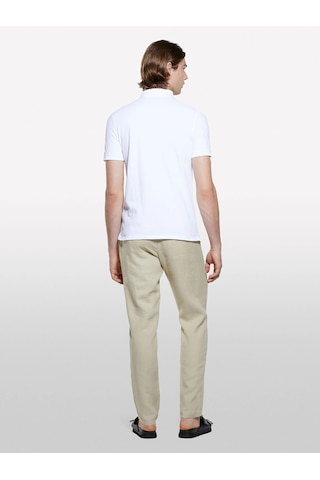 %100 Pamuk Regular Fit Polo T-shirt Erkek Beyaz Polo - 325p3089s300t Beyaz