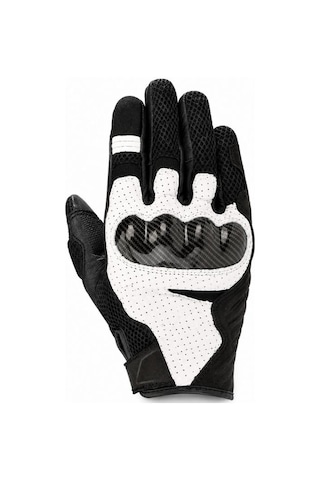 Gümrük Bey Alpinestars Smx-1 Air V2 Motosiklet Eldiveni L Beden Siyah/beyaz Korumalı Spor Eldiven