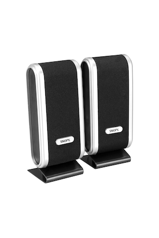 Snopy Sn-820 2.0 Siyah/Gümüş Lcd İnce Tasarım Usb Speaker