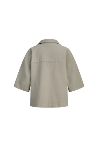Jack & Jones Kadin Nakis Detayli Resort Yaka Gömlek - Global - 12301042 Vetiver