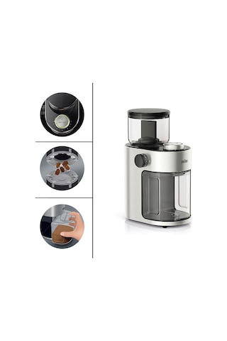 Braun Fresh Set KG7070 Kahve Öğütücü Inox