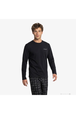 Unıted4 Regular Fit Erkek T-shirt Bsc-mls26aw Siyah