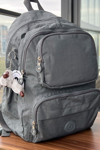 Nemo Group Gri Okul Sırt Çantası Krinkıl Kumaş Gri