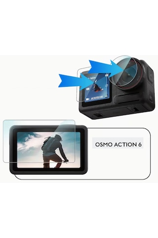 Djı Osmo Action 6 Ekran Koruma Seti