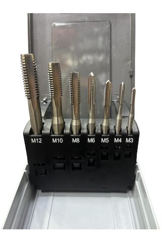 Maıer 7 Parça Düz Kılavuz Takımı