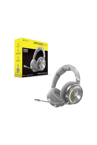 Corsaır Vırtuoso Max Wıreless Dolby Atmos Silver Gaming Kulaklık