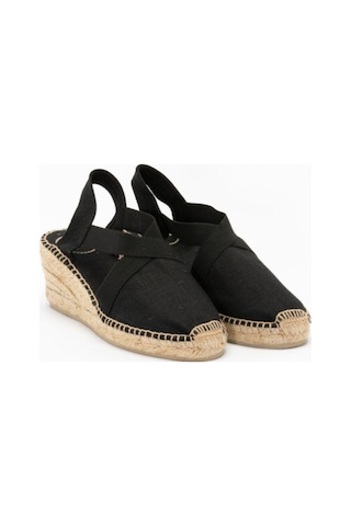 Toni Pons Kadın Sandalet Ter Elastic Linen Black Negre -5837 Black