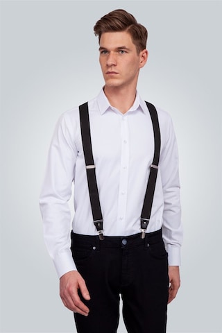 Tudors Siyah Erkek Pantolon Askısı-Siyah