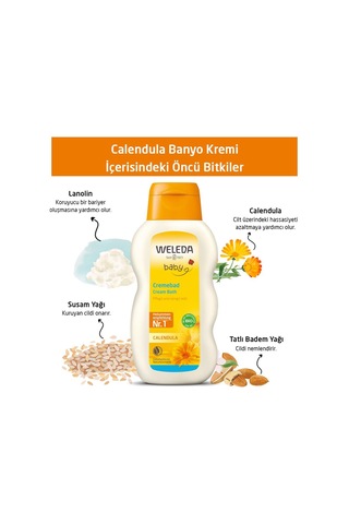 Weleda Baby Calendula Banyo Kremi 200ml