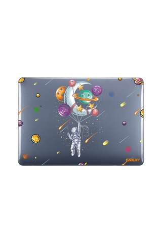 Desenli Macbook Pro 14" A2442 Koruyucu Laptop Kılıfı Balonlar