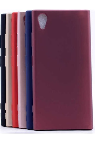 Sony Xperia Xa1 Plus Kılıf Zore Premier Silikon Kapak Rose Gold