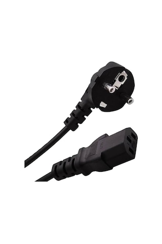 Koodmax 20 Adet Bilgisayar Kasa Monitör Ekran Power Kablo Güç Kablosu - 1.5 Metre