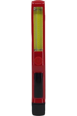 Haki Working Light 5w Mıknatıslı Pilli Fener Çift Cob Led Kırmızı