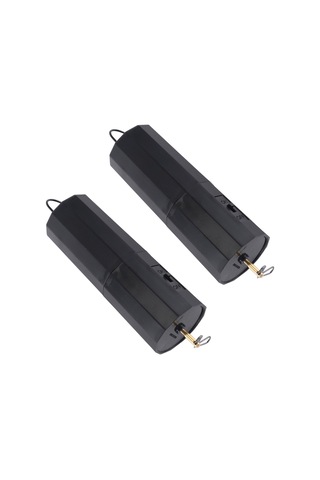 Qingmipy Siyah Plastik Çift Paketli Pillerle Çalışan Döner Motor, Bahçe Dekorasyonları İçin 30 Rpm, 4 Pound Taşıma Kapasitesi, Kolay Kurulum