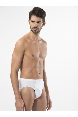 Türen 112 Kom Erkek Slip İkili Paket-beyaz Beyaz
