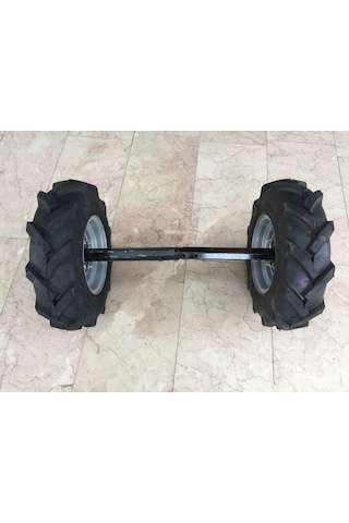 Çapa Makinası Teker Takımı 4.00 X 80 27 Mm Sabit Aks-44242