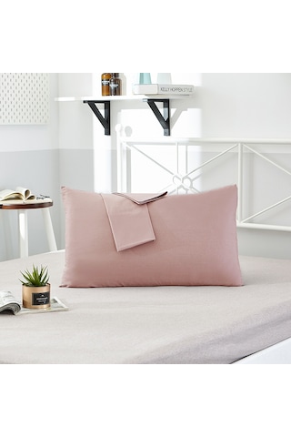 Maiyame Ev Otel Konaklama İçin 40 Nehir 13372 Düz Renk Yastık Kılıfı Tek Kişilik Çift Paket 48 74 Pembe Diğer