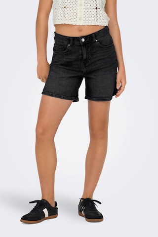 Only Onljosephınestretch Short Siyah Kadın Şort Siyah