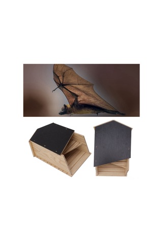 Xindoker Çift Odalı Ahşap Yarasa Barınması - Hava Dayanıklı, Doğal Ekosisteme Destek, Bahçe/patio İçin Kolay Kurulum