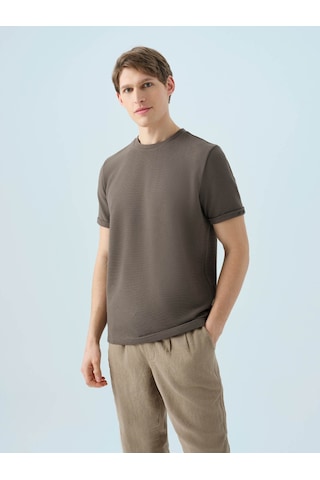 Loft Regular Fit Haki Erkek T-shirt Lf2039564 Haki