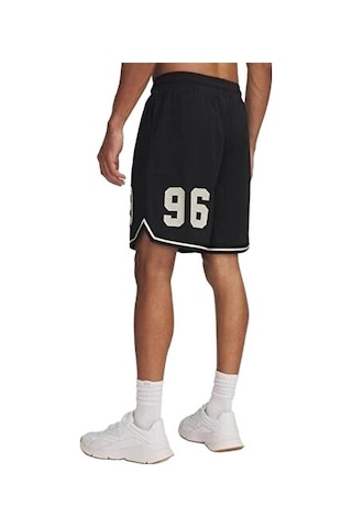Under Armour Courtside Hoops Short Erkek Basketbol Şortu 1390120-001 Siyah Siyah